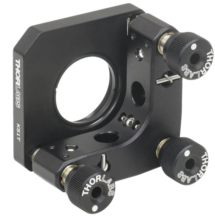 Кинематические держатели тонких оптических элементов Ø25.4 мм и Ø50.8 мм, резьба SM1, 3 регулировочных винта