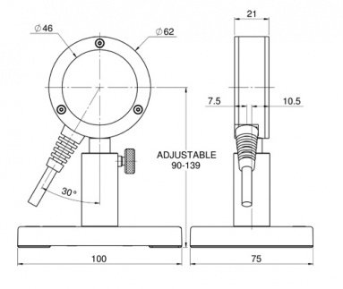 Датчик для измерения энергии от 120 мкДж до 10 Дж серии PE50BF-C