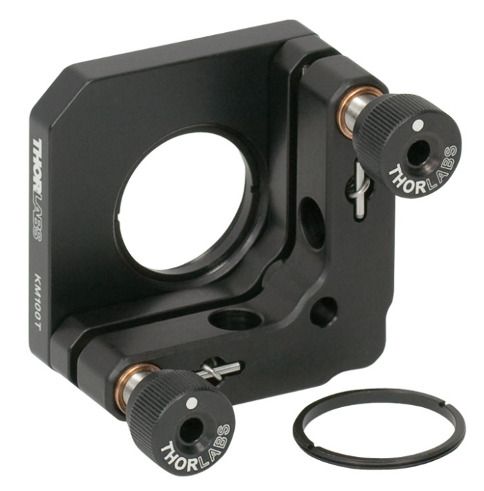 KM100T - Кинематический держатель тонких оптических элементов Ø25.4 мм, резьба SM1