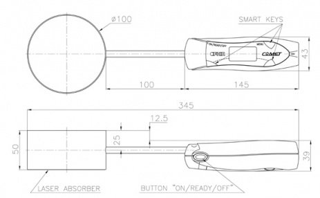 Датчик для измерения мощности от 200 Вт до 10 кВт серии Comet 10K