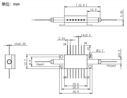 Поляризационно нечувствительный усилитель на C-band