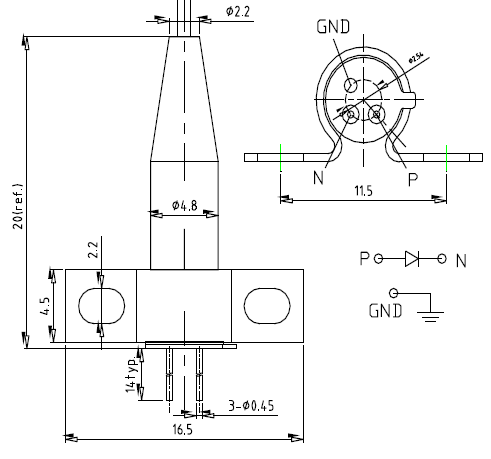 Высокочувствительный PIN-FET