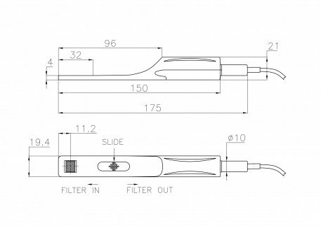 Фотодиодный датчик для измерения мощности от 50 пВт до 1 Вт серии PD300-TP