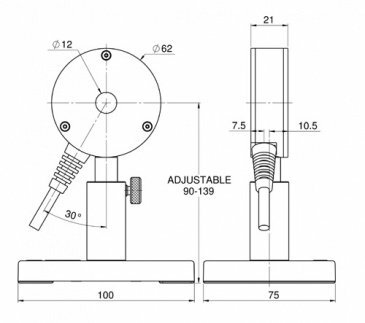 Датчик для измерения энергии от 7 мкДж до 10 мДж серии PE10BF-C