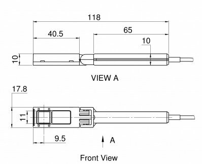 Фотодиодный датчик для измерения мощности от 50 пВт до 4 мВт серии PD300-BB