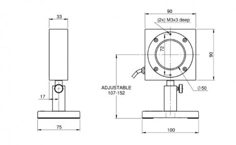 Датчик для измерения мощности от 100 мВт до 150 Вт серии L40(150)A
