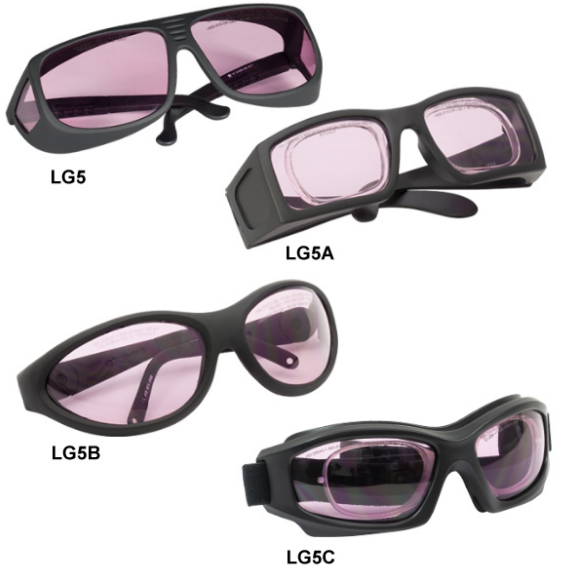 LG5 - Защитные очки, 61% пропускание видимого излучения