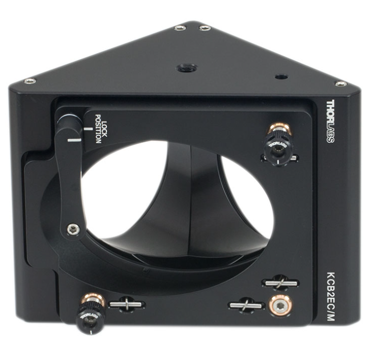 KCB2EC/M - Угловой кинематический держатель эллиптических зеркал для Cage систем 60 мм