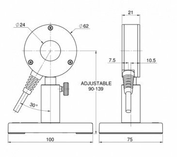 Датчик для измерения энергии от 8 мкДж до 10 Дж серии PE25-C