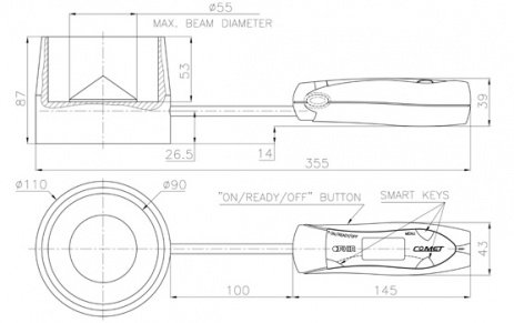 Датчик для измерения мощности от 200 Вт до 10 кВт серии Comet 10K-HD