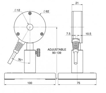 Датчик для измерения энергии от 1 мкДж до 10 мДж серии PE10-C