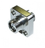 Многомодовый оптический проходной FC-FC адаптер с квадратным фланцем, литой корпус