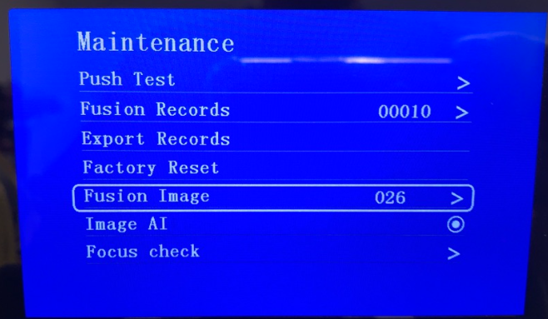 Рисунок 6 – Меню «Maintenance».png