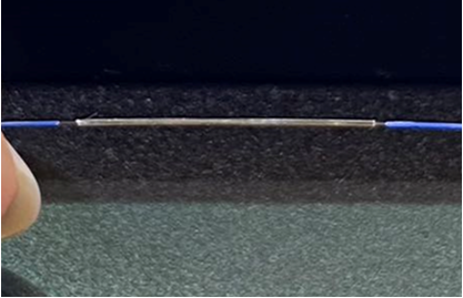 Рисунок 5 – Фотография восстановленного покрытия на волокне 125-250 мкм.png