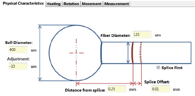 Рисунок 9 – Поле Physical Characteristics для создания шаровой линзы.jpg