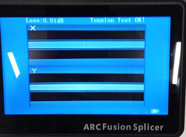  Результат сварки волокна 400 мкм