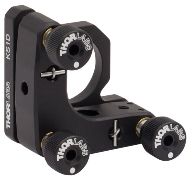 Кинематические держатели элементов Ø25.4 мм и Ø50.8 мм, 2 дифференциальных регулировочных винта