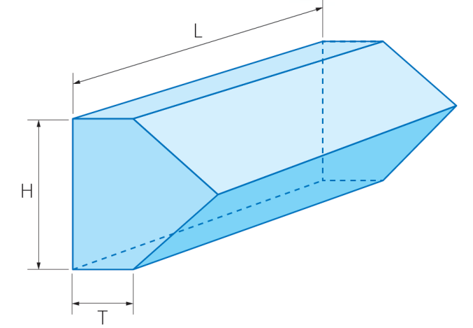Прямоугольные уголковые отражатели