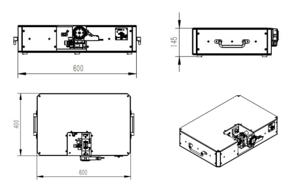 Измеритель профиля показателя преломления волокна в секции
