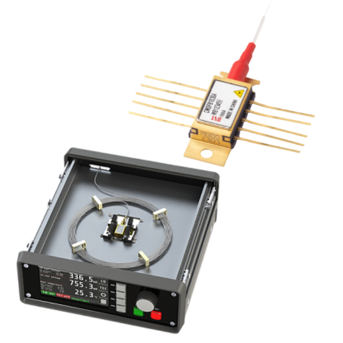 Лазерный диод II-VI (CM96Z200-74) + драйвер Maiman Electronics (MBL1500)