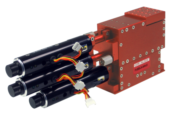 3-х осевой моторизированный нанопозиционер L-P3-BBB-2A-NHN-SI