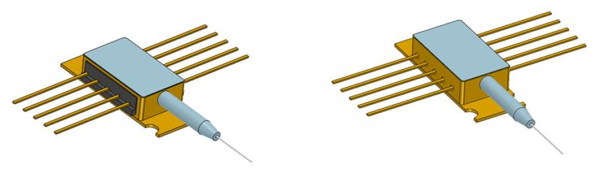 Лазерные диоды накачки 980 нм, 600-1000 мВт, 10-контактный корпус