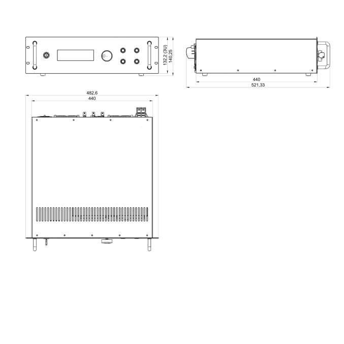 Импульсный источник питания лазера с диодной накачкой SF315