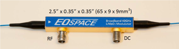 AX-0MVS-40 – амплитудный ЭОМ, 40 ГГц AX-0MVS-40 – амплитудный ЭОМ, 40 ГГц