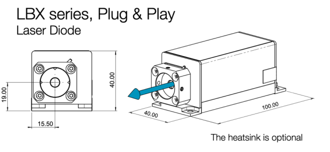 Лазерный диодный модуль серии LBX-445