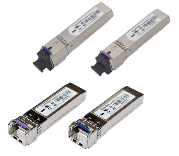 Оптический трансивер, 1310 нм, 4X/2X/1X FC/ GBE, 5 км