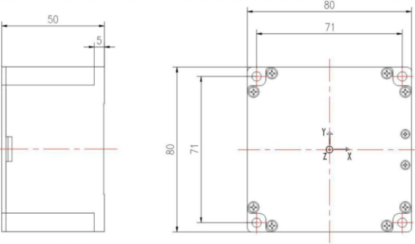 DK80T - Трехосевой волоконно-оптический гироскоп