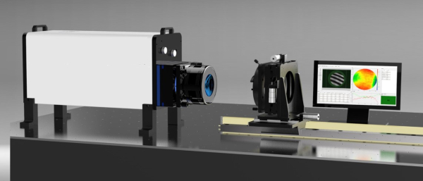 Лазерный интерферометр с горизонтальной структурой