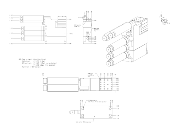 5-ти осевой моторизированный нанопозиционер L-P5A-BBBBB-HN-SI