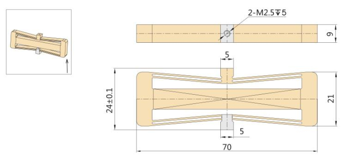 Усиленные пьезоактуаторы серии ххRх