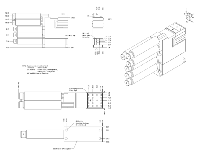 6-ти осевой моторизованный нанопозиционер L-P6-BBBBBB-N-2A-HN-SI