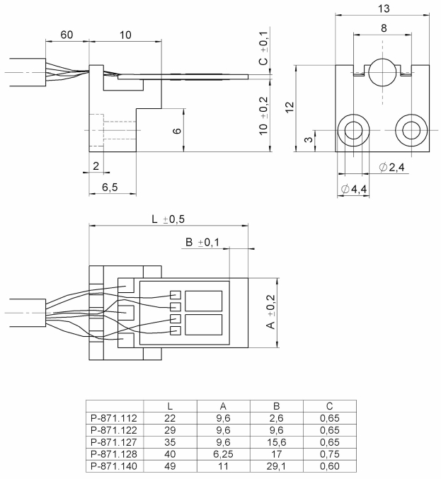 Пьезоактуаторы серии PICMA™  P-871