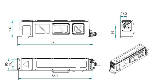 Наносекундный лазер с ламповой накачкой MQV
