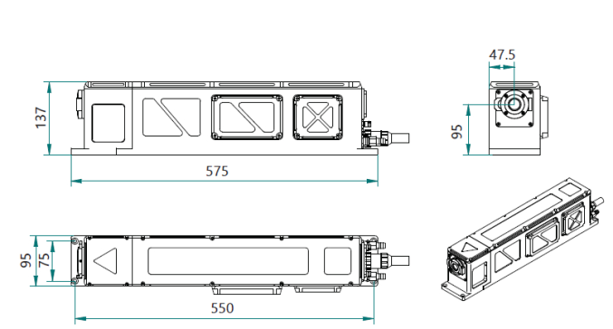 Наносекундный лазер с ламповой накачкой MQV
