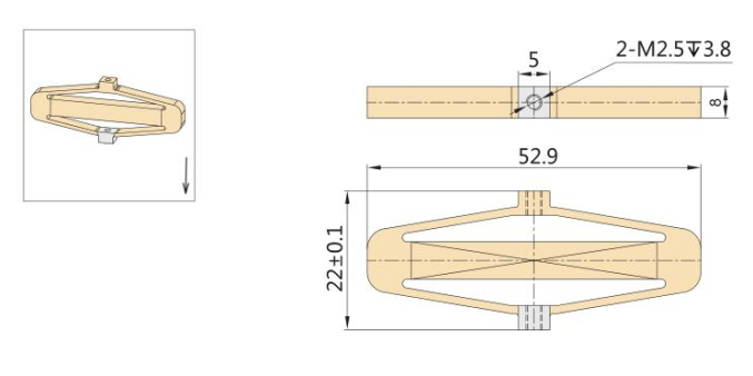 Усиленный пьезоактуатор 150A5