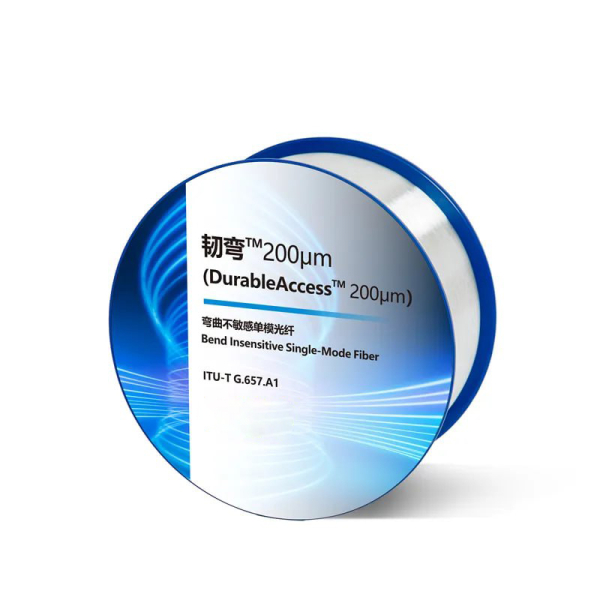 Одномодовое изгибоустойчивое волокно G.652.D/G.657.A1 с уменьшенным диаметром покрытия 200 мкм