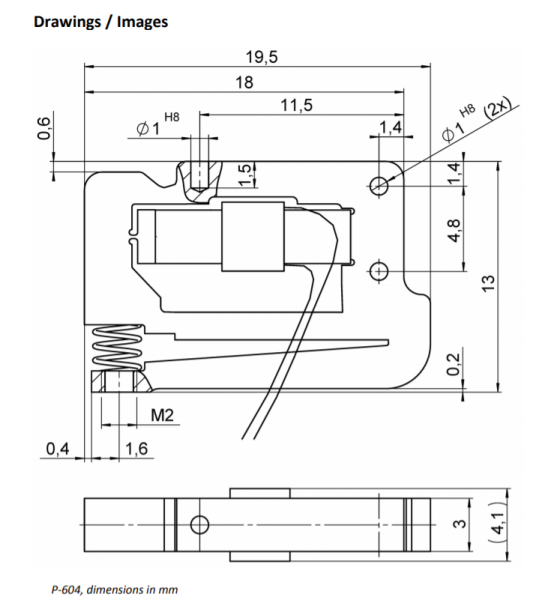 Линейные актуаторы серии PiezoMove™ P-604