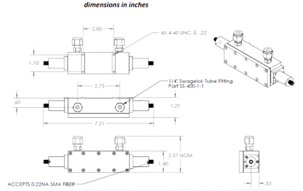 Газовые проточные ячейки для спектроскопии с преобразованием Фурье