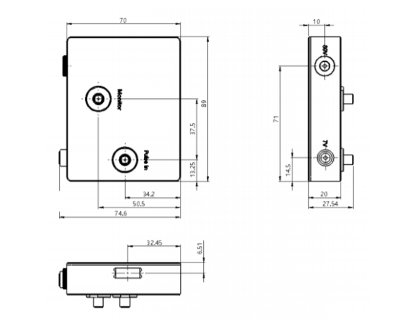 Диодный модуль с коллимацией пучка в линию LiDAR-Tx L LE01 905 нм 300 Вт