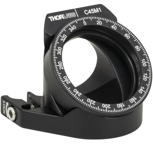 C45M1 - Держатель с возможностью вращения закрепляемых оптических элементов Ø1"