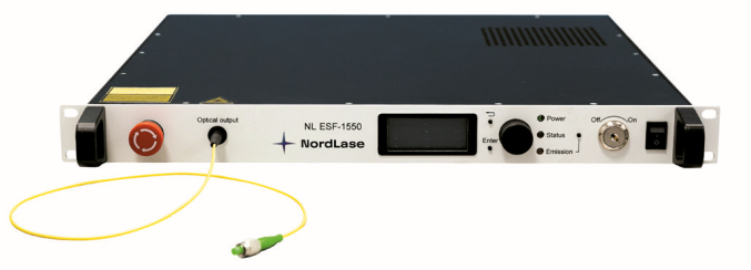 ESF-DFC ** Одночастотный CW узкополосный эрбиевый лазер c удвоением частоты (780 нм)