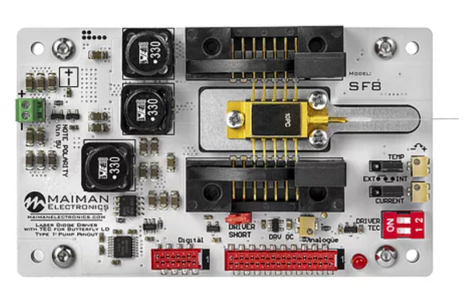 Драйвер  с TEC для лазерных диодов типа "10-pin - бабочка"