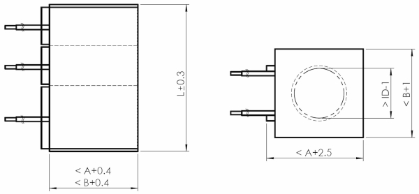Пьезоактуаторы сдвига серии PT-111  -  PT-153