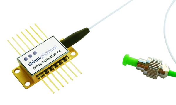 Лазерный DFB диод DWDM CW с узкой спектральной линией в корпусе 14-pin