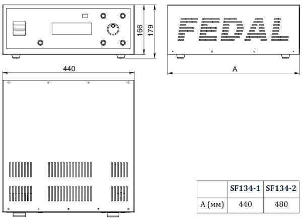 Импульсный источник питания лазера с ламповой накачкой SF134