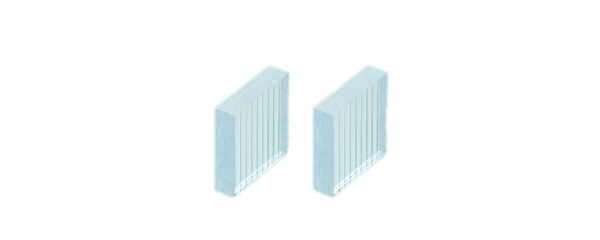 Массив цилиндрических линз с шагом 0.5 мм